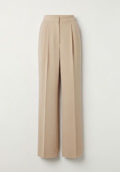 Kadın Yüksek Bel Wide Leg Pantolon resmi