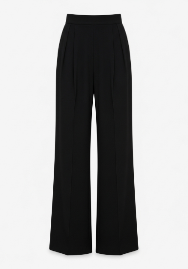 Kadın Yüksek Bel Wide Leg Pantolon resmi