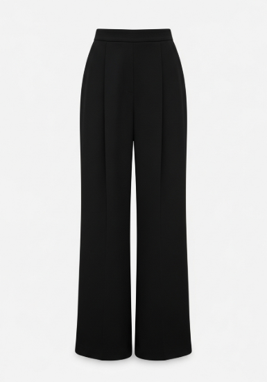 Kadın Yüksek Bel Wide Leg Pantolon resmi