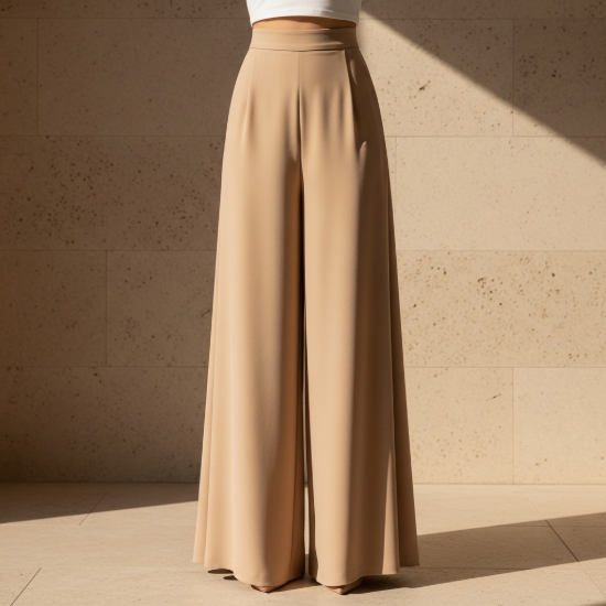 Riva Wide-Leg Palazzo Pantolon resmi