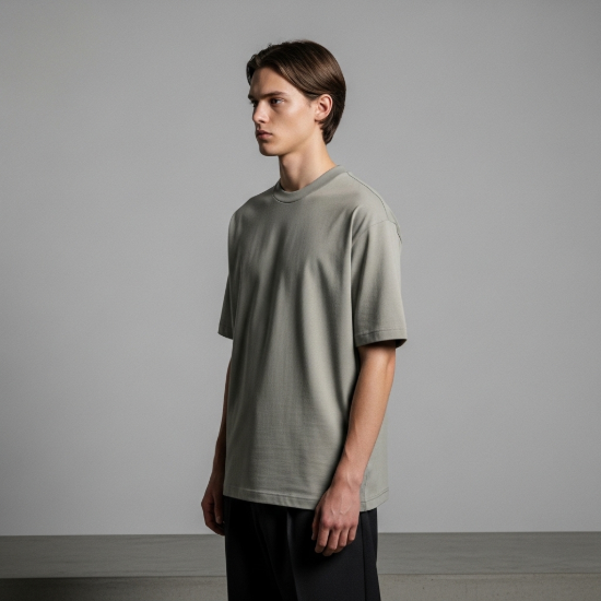 Core Heavyweight Bisiklet Yaka Relaxed Tişört resmi