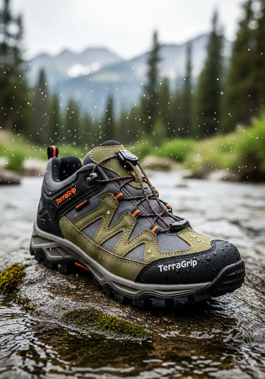 TerraGrip: Dayanıklı ve Su İtici Kadın Outdoor Yürüyüş Ayakkabısı