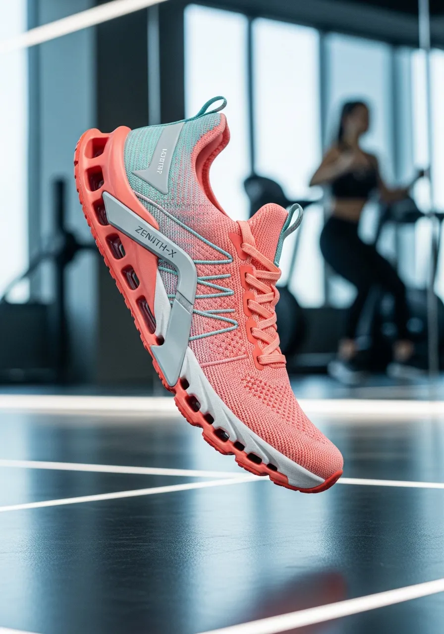 Zenith-X: Ultra Hafif ve Esnek Kadın Antrenman & Fitness Ayakkabısı