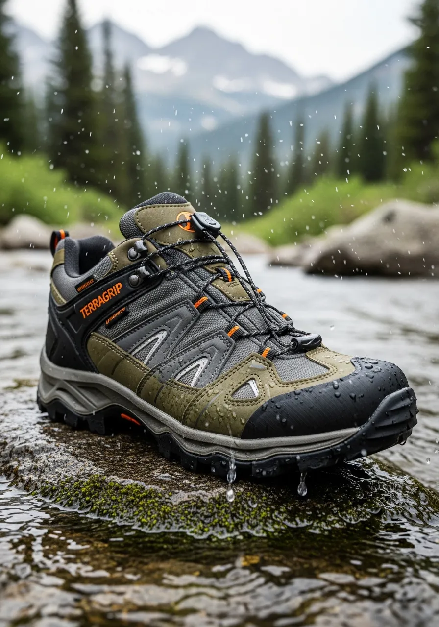 TerraGrip: Dayanıklı ve Su İtici Kadın Outdoor Yürüyüş Ayakkabısı